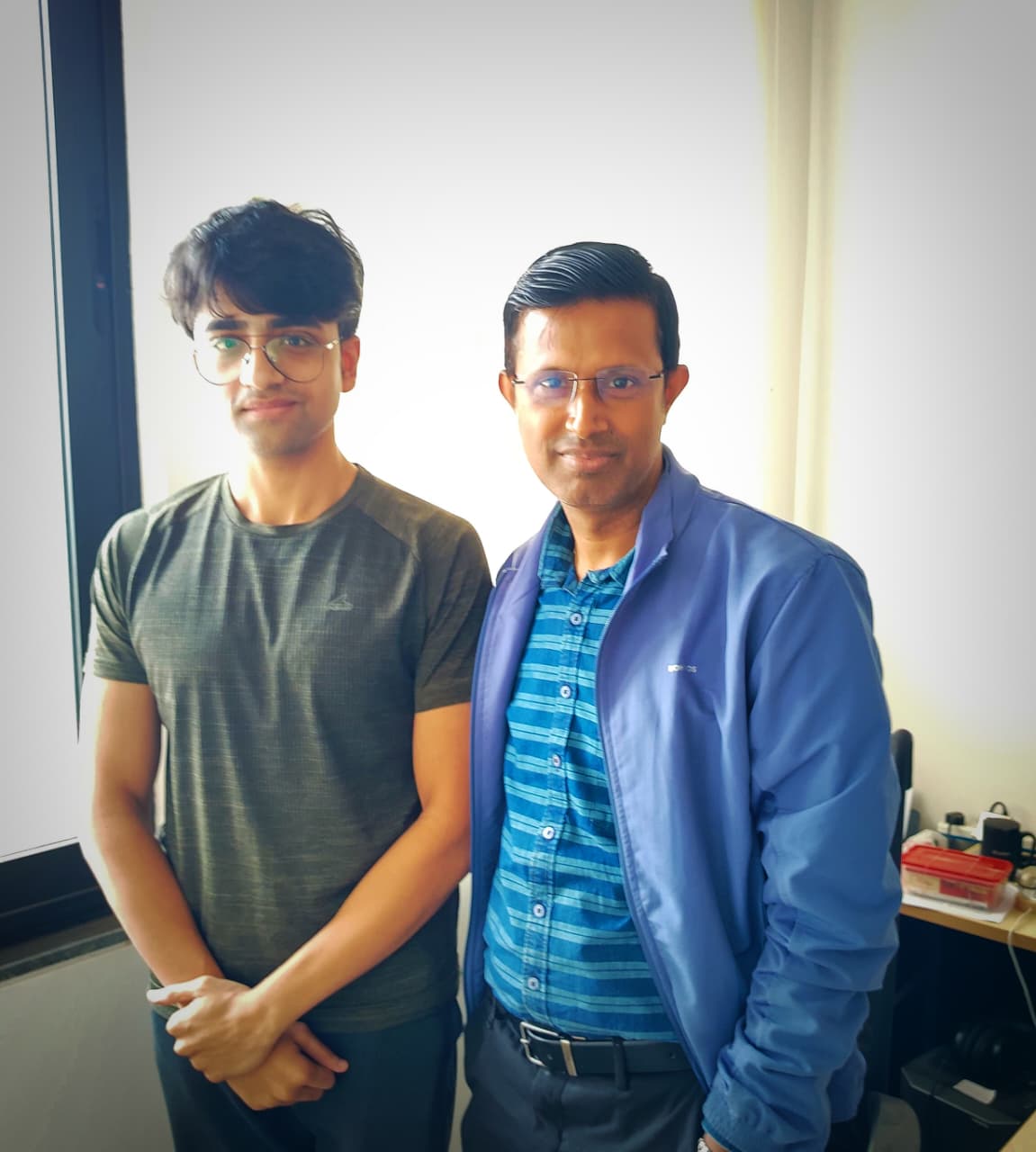 At IIT Hyderabad with Dr. Maunendra Sankar Desarkar
